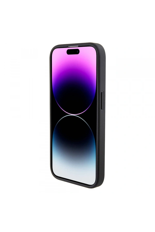Apple iPhone 15 Pro Kılıf U.S. Polo Assn. Orjinal Lisanslı Deri Şeritli Logo Dizayn Kapak