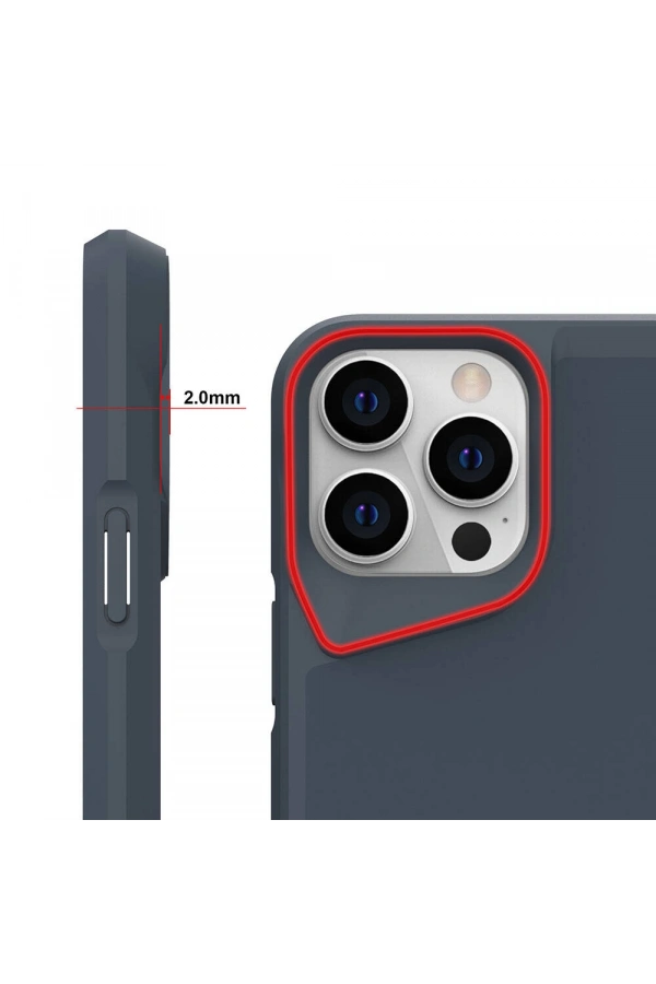 Apple iPhone 15 Pro Kılıf Zore Airbag Kenarlı T-Max Mat Standlı Kapak