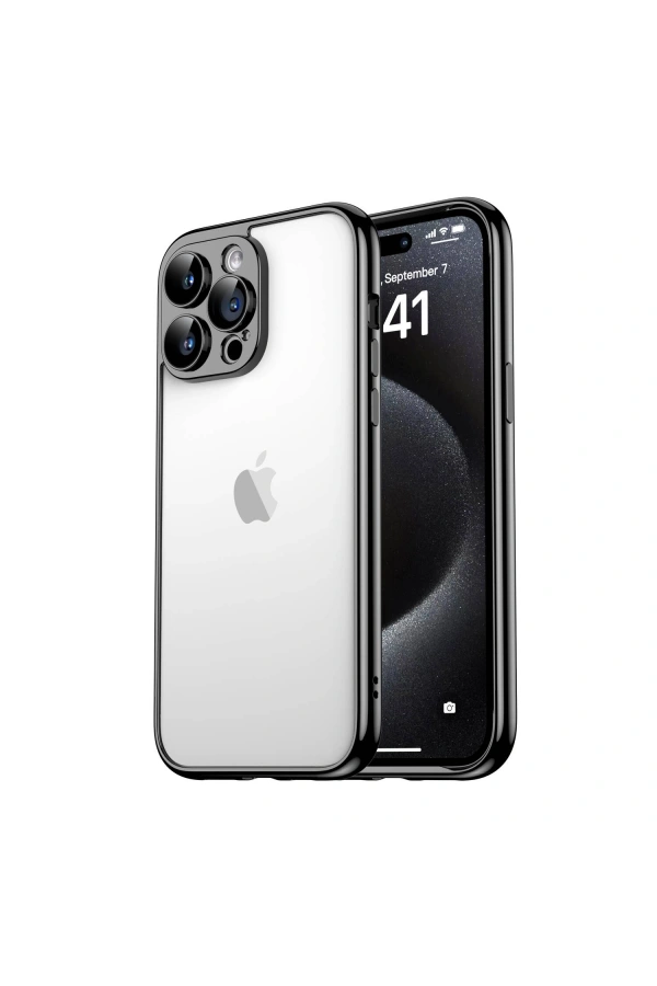 Apple iPhone 15 Pro Kılıf Zore Kamera Korumalı Bontez Bumper
