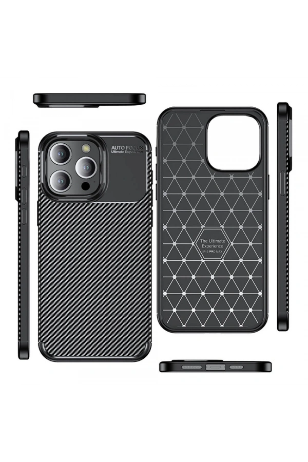 Apple iPhone 15 Pro Kılıf Zore Negro Silikon Kapak