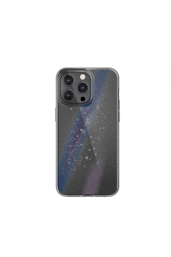 Apple iPhone 15 Pro Max Kılıf Çift Katmanlı IMD Baskılı Bumper Lisanslı Switcheasy Cosmos Nebula Kapak