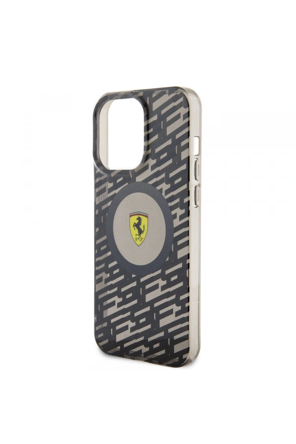 Apple iPhone 15 Pro Max Kılıf Ferrari Orjinal Lisanslı M-safe Şarj Özellikli Multi SF Kapak