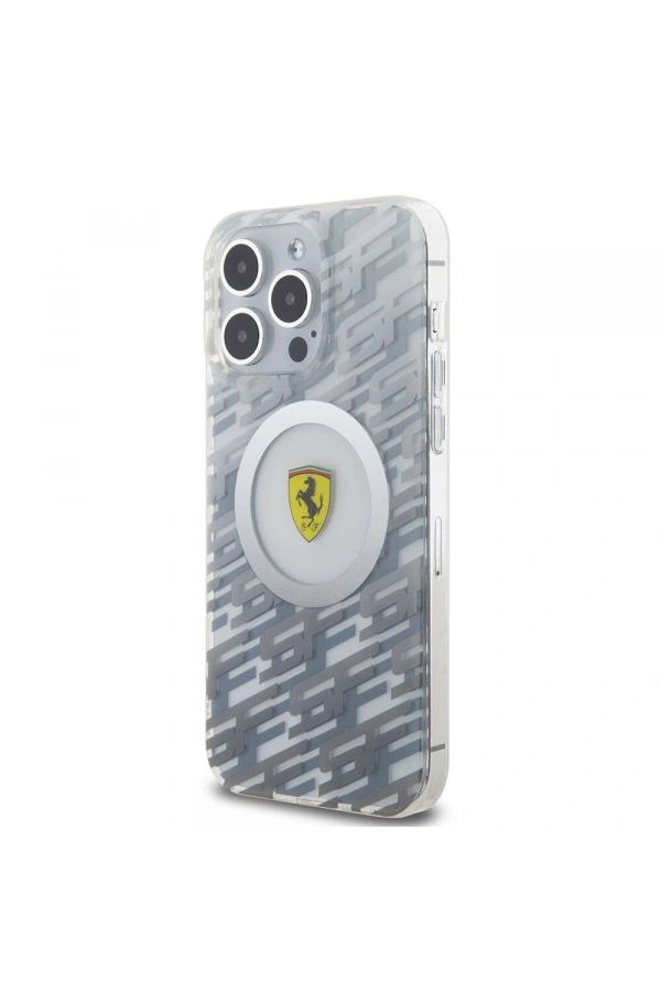 Apple iPhone 15 Pro Max Kılıf Ferrari Orjinal Lisanslı M-safe Şarj Özellikli Multi SF Kapak