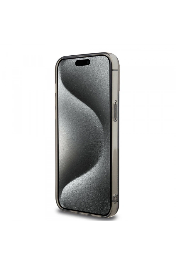 Apple iPhone 15 Pro Max Kılıf Ferrari Orjinal Lisanslı M-safe Şarj Özellikli Parçalanan Noktalar Desenli Kapak