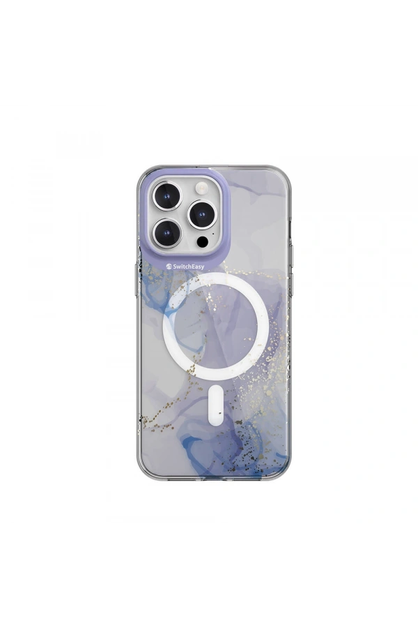 Apple iPhone 15 Pro Max Kılıf M-safe Şarj Özellikli Çift IMD Baskılı Lisanslı Switcheasy Artist-M Veil Kapak