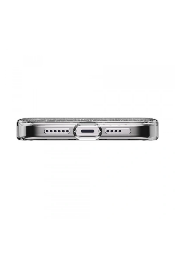 Apple iPhone 15 Pro Max Kılıf M-safe Şarj Özellikli Parlayan Simli Şeffaf Lisanslı Switcheasy Starfield-M Kapak