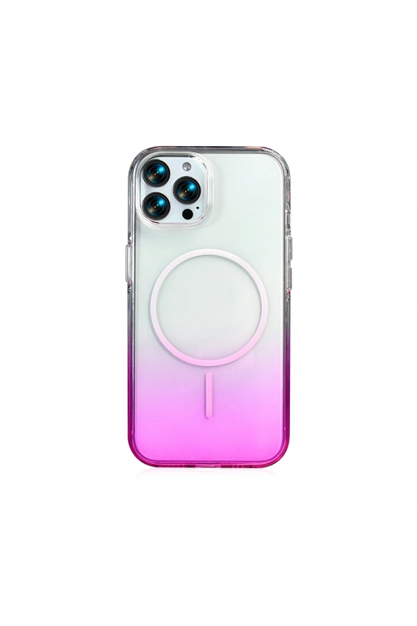 Apple iPhone 15 Pro Max Kılıf M-Safe Şarj Özellikli Zore Septik Silikon Kapak