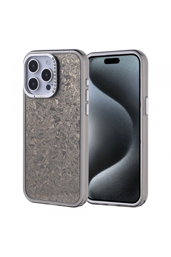 Apple iPhone 15 Pro Max Kılıf Taşlı Tasarımlı Zore Kapi Kapak