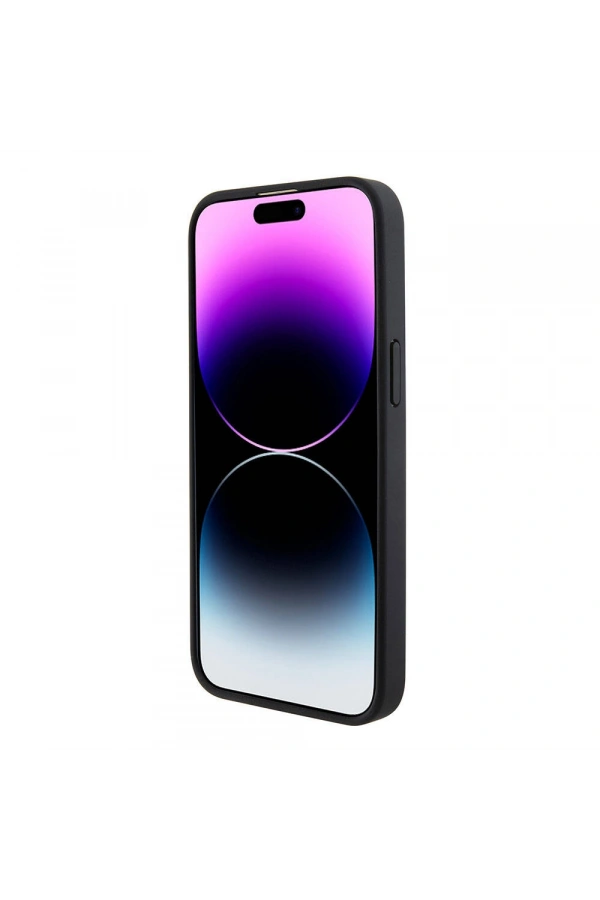 Apple iPhone 15 Pro Max Kılıf U.S. Polo Assn. Orjinal Lisanslı Deri Şeritli Logo Dizayn Kapak