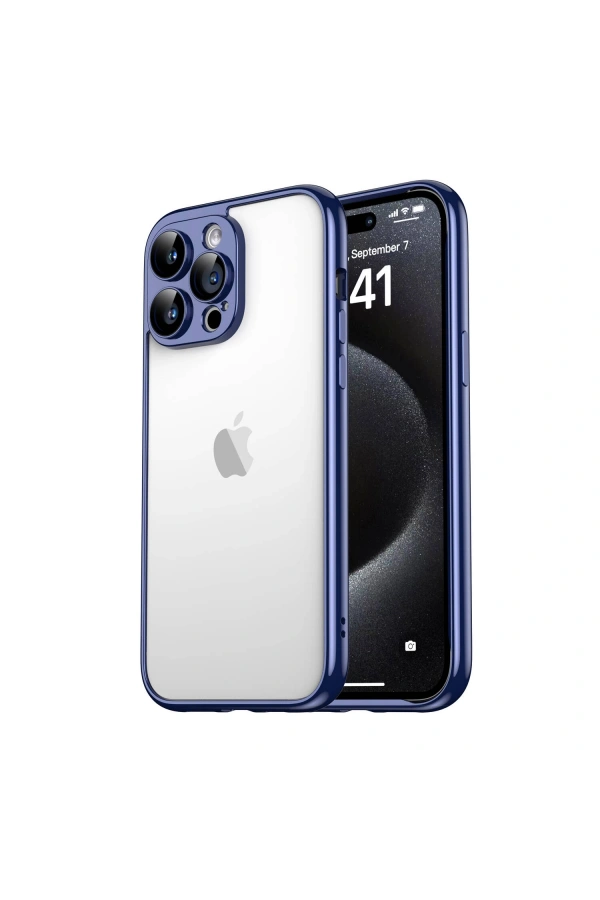 Apple iPhone 15 Pro Max Kılıf Zore Kamera Korumalı Bontez Bumper