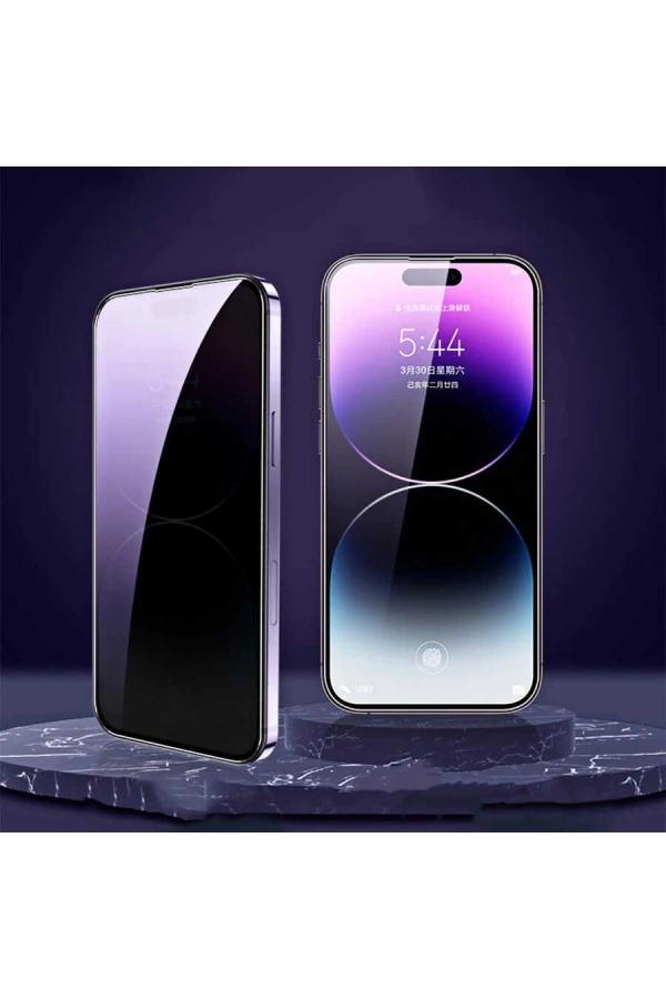 Apple iPhone 15 Pro Max Zore Kor Privacy Cam Ekran Koruyucu
