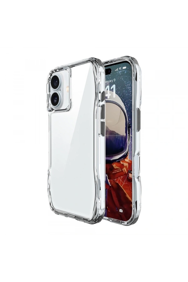 Apple iPhone 16 Kılıf Airbagli Şeffaf Zore İncek Kapak