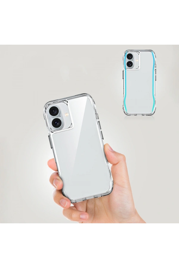 Apple iPhone 16 Kılıf Airbagli Şeffaf Zore İncek Kapak