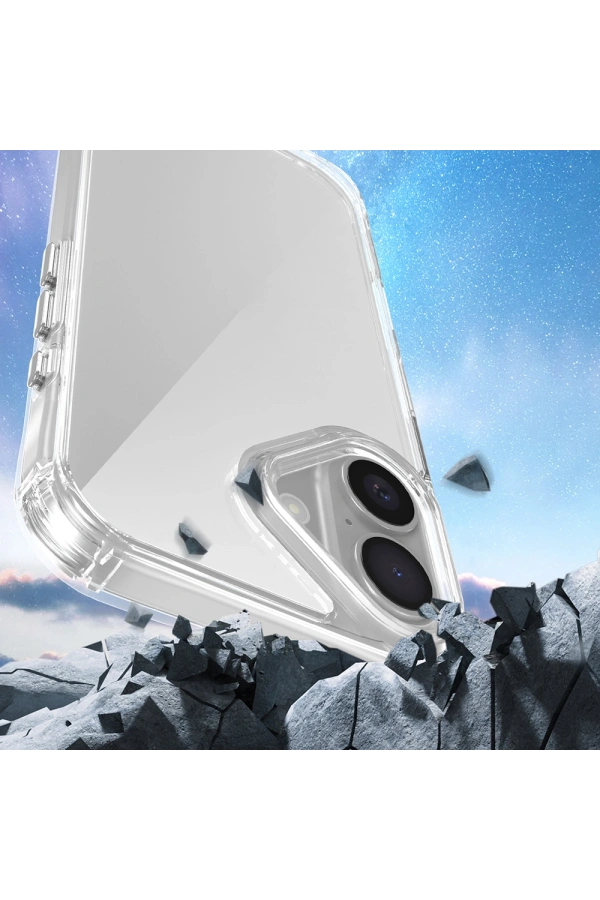 Apple iPhone 16 Kılıf Airbagli Takılabilir Askı Aparatlı Zore Snap Silikon Kapak
