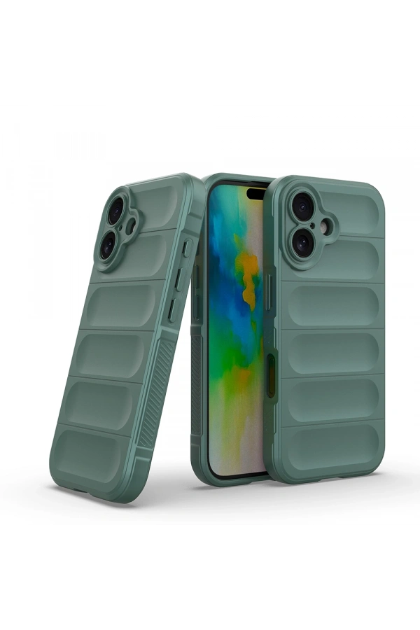 Apple iPhone 16 Kılıf Esnek TPU Oyuklu Arka Yüzey Tasarımlı Zore Etnik Silikon Kapak