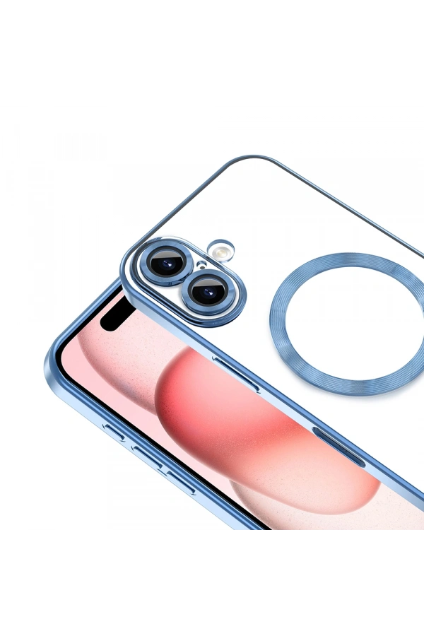 Apple iPhone 16 Kılıf Kamera Korumalı M-safe Wireless Şarj Özellikli Zore Demre Kapak