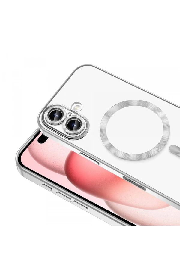 Apple iPhone 16 Kılıf Kamera Korumalı M-safe Wireless Şarj Özellikli Zore Demre Kapak
