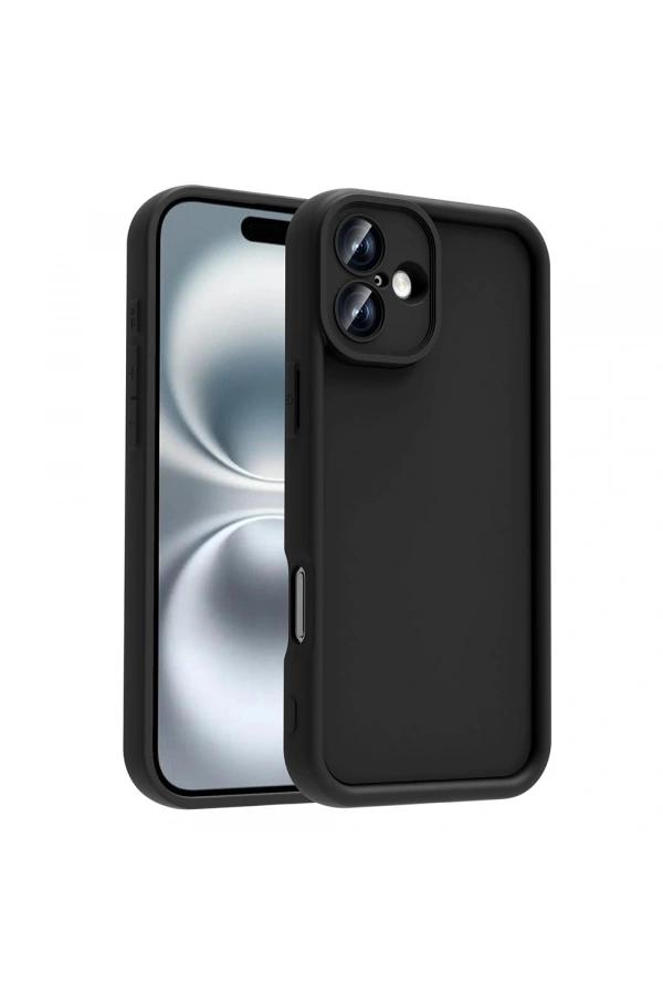 Apple iPhone 16 Kılıf Kamera Korumalı Zore Ananas Kapak