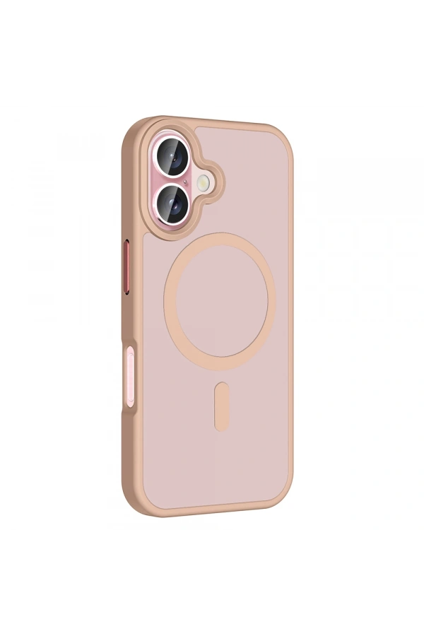 Apple iPhone 16 Kılıf M-safe Şarj Özellikli Mat Arka Yüzey Zore Sio Kapak