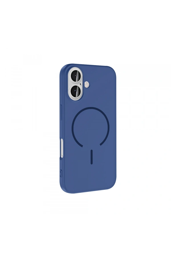 Apple iPhone 16 Kılıf M-safe Şarj Özellikli Zore Meta Kapak