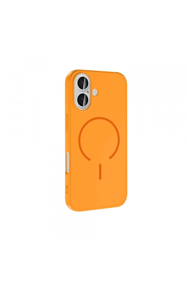 Apple iPhone 16 Kılıf M-safe Şarj Özellikli Zore Meta Kapak