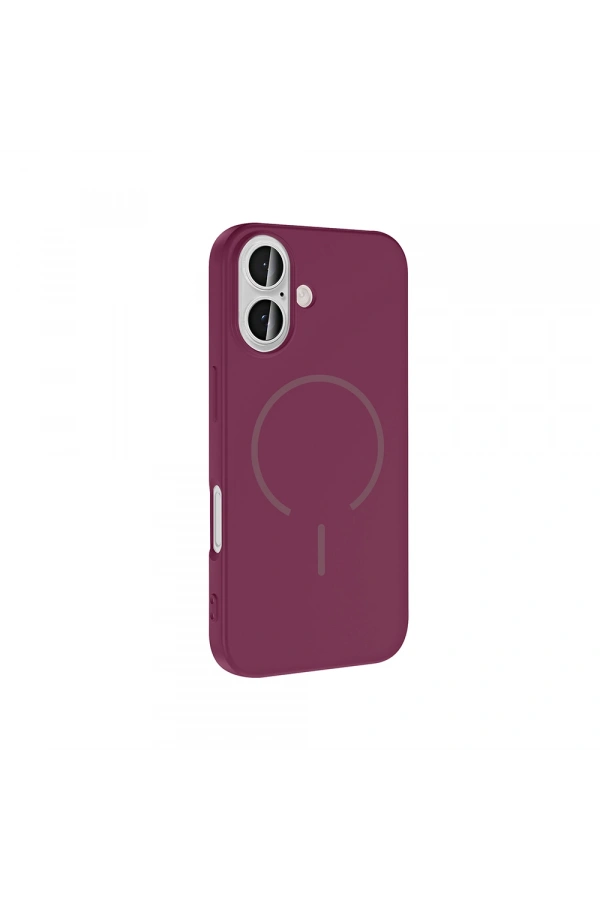 Apple iPhone 16 Kılıf M-safe Şarj Özellikli Zore Meta Kapak