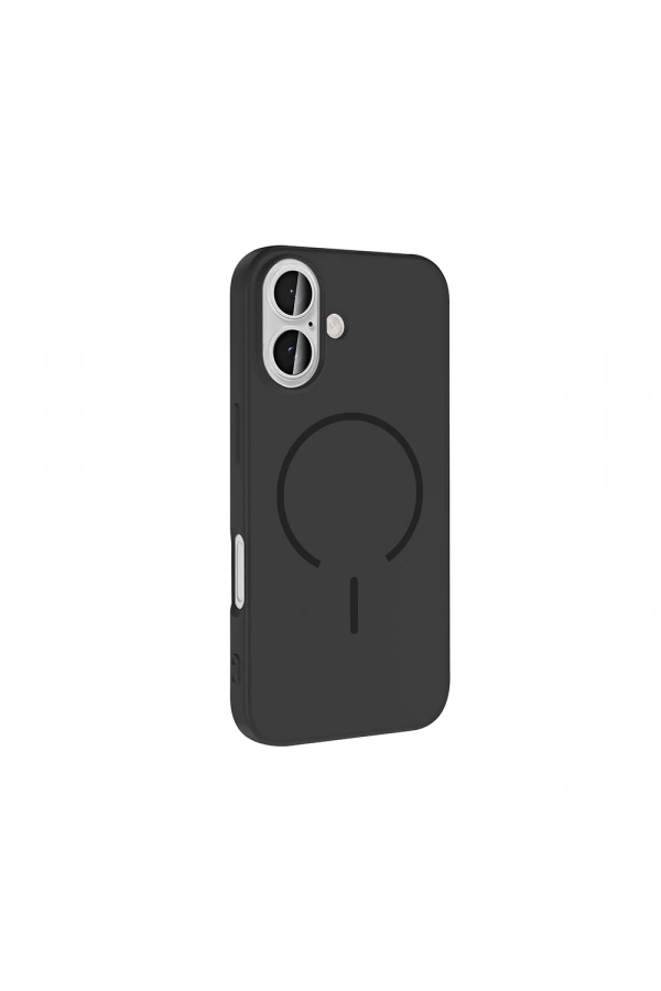 Apple iPhone 16 Kılıf M-safe Şarj Özellikli Zore Meta Kapak