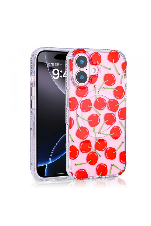 Apple iPhone 16 Kılıf M-safe Şarj Özellikli Zore Stilo Kapak