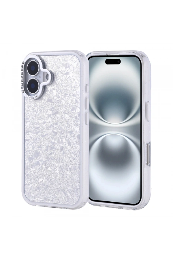 Apple iPhone 16 Kılıf Taşlı Tasarımlı Zore Kapi Kapak