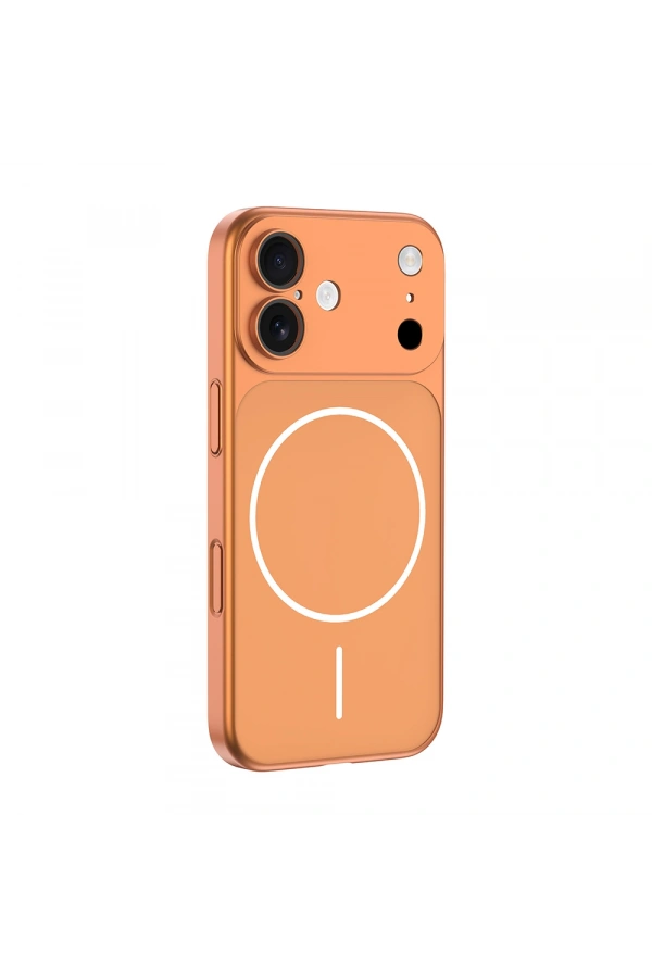 Apple iPhone 16 Kılıf Zore M-Safe Şarj Özellikli Kamera Korumalı Spark Kapak