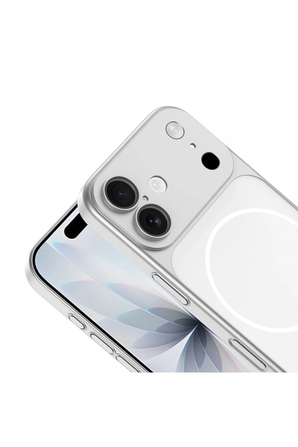 Apple iPhone 16 Kılıf Zore M-Safe Şarj Özellikli Kamera Korumalı Spark Kapak