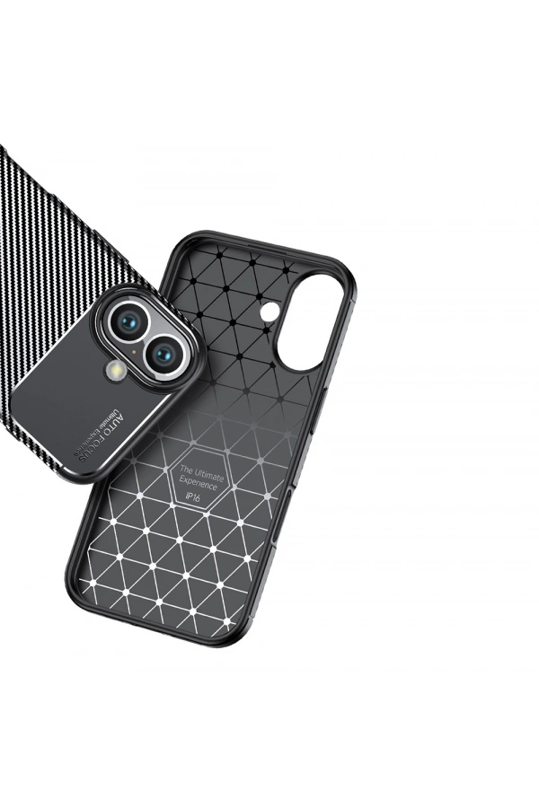 Apple iPhone 16 Kılıf Zore Negro Silikon Kapak