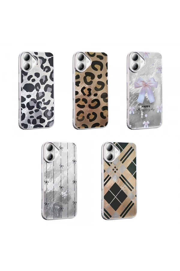 Apple iPhone 16 Plus Kılıf Desenli Zore Mep Kapak