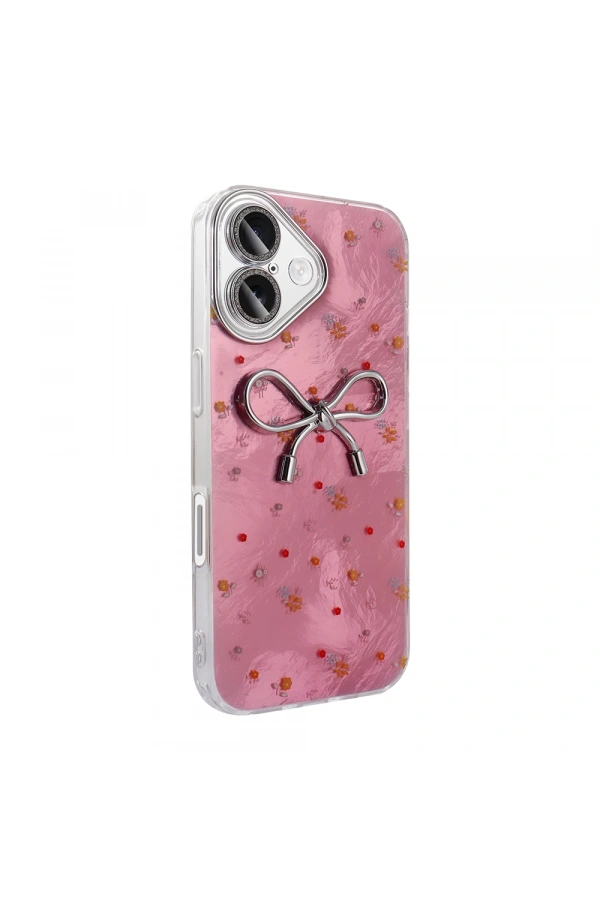 Apple iPhone 16 Plus Kılıf Kamera Korumalı Figürlü Zore Ponti Silikon Kapak