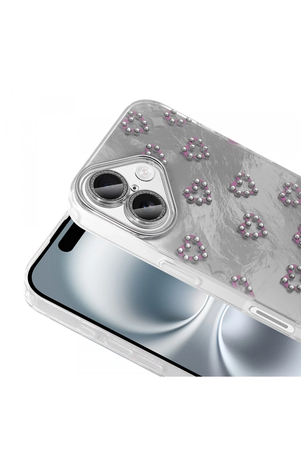 Apple iPhone 16 Plus Kılıf Kamera Korumalı Figürlü Zore Ponti Silikon Kapak