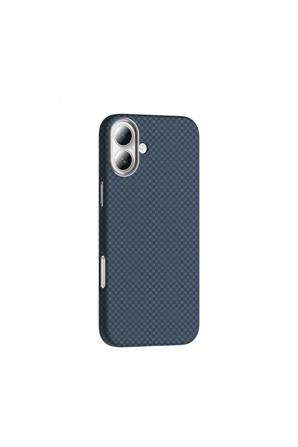 Apple iPhone 16 Plus Kılıf M-safe Şarj Özellikli Karbon Fiber Görünümlü Zore Gros Kapak