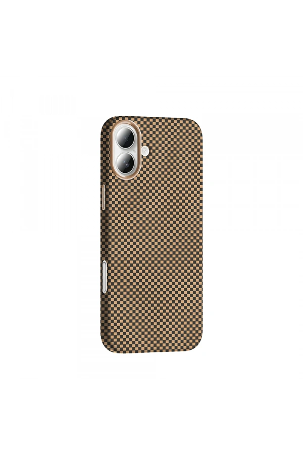 Apple iPhone 16 Plus Kılıf M-safe Şarj Özellikli Karbon Fiber Görünümlü Zore Gros Kapak