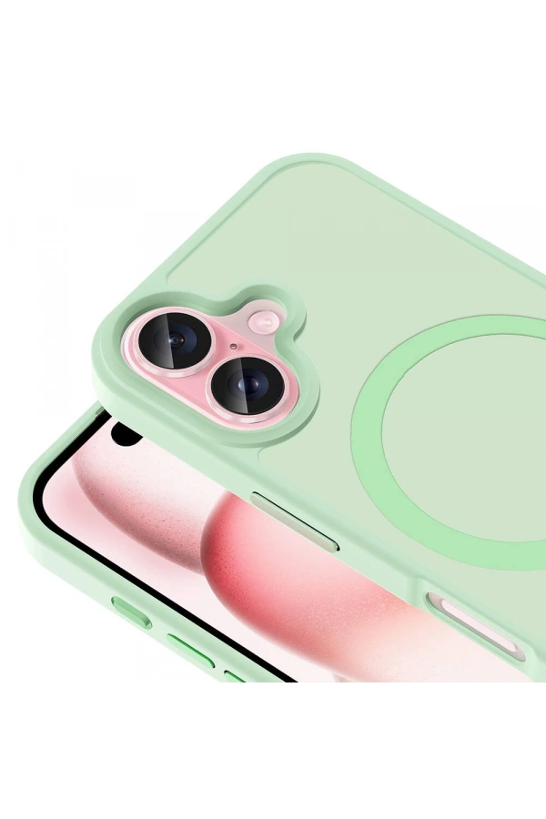 Apple iPhone 16 Plus Kılıf M-safe Şarj Özellikli Mat Arka Yüzey Zore Sio Kapak