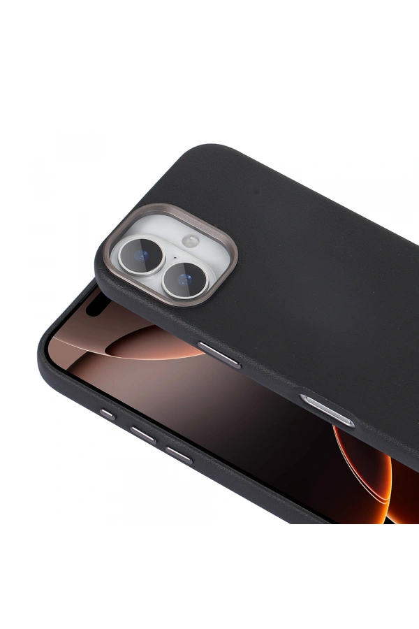 Apple iPhone 16 Plus Kılıf M-safe Şarj Özellikli PU Deri Zore Adora Kapak