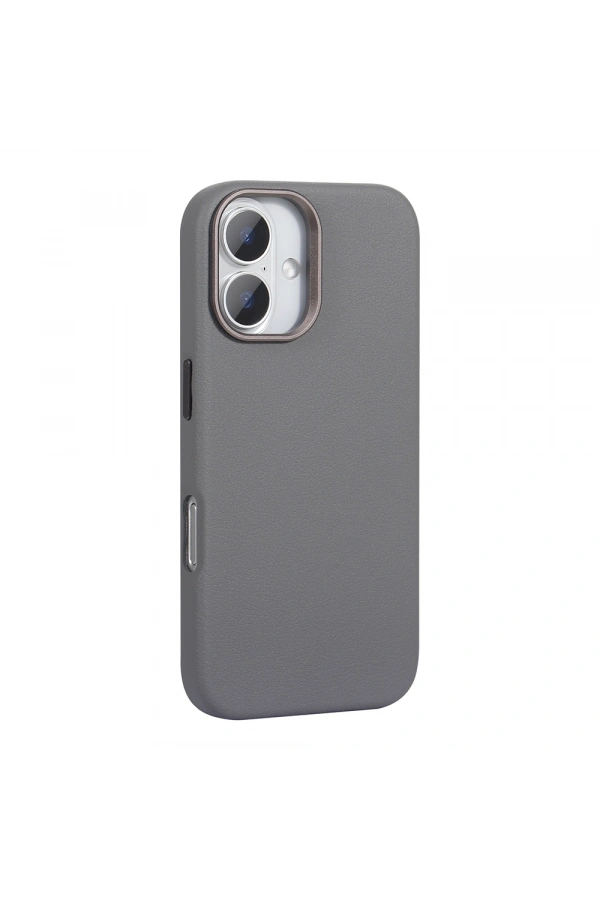 Apple iPhone 16 Plus Kılıf M-safe Şarj Özellikli PU Deri Zore Adora Kapak