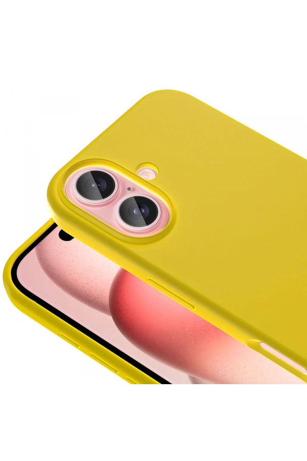 Apple iPhone 16 Plus Kılıf M-safe Şarj Özellikli Sıvı Teknolojili Silinebilir Sert Zore Kivi Kapak