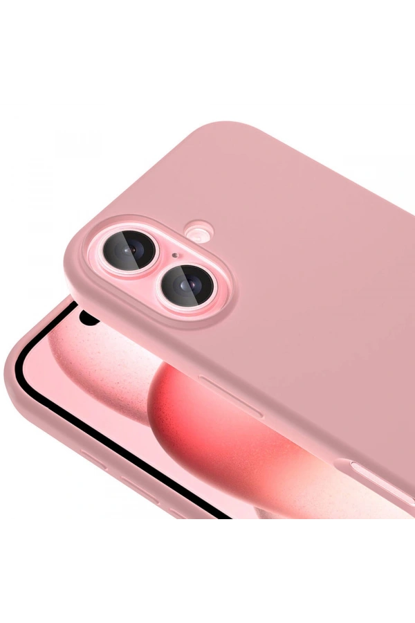 Apple iPhone 16 Plus Kılıf M-safe Şarj Özellikli Sıvı Teknolojili Silinebilir Sert Zore Kivi Kapak
