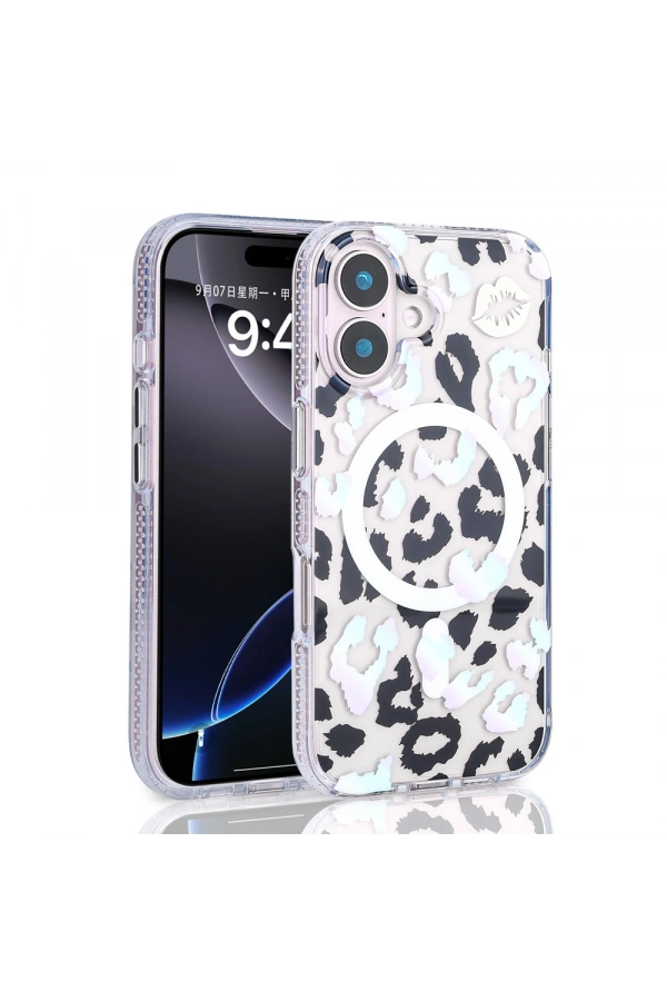 Apple iPhone 16 Plus Kılıf M-safe Şarj Özellikli Zore Jago Kapak