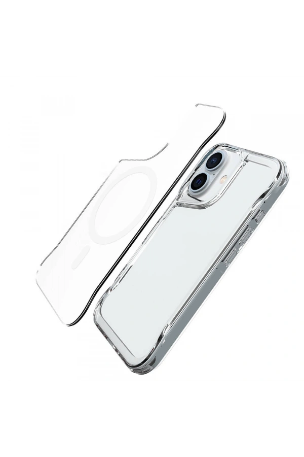Apple iPhone 16 Plus Kılıf Zore M-safe Şarj Özellikli T-Max M-safe Kapak