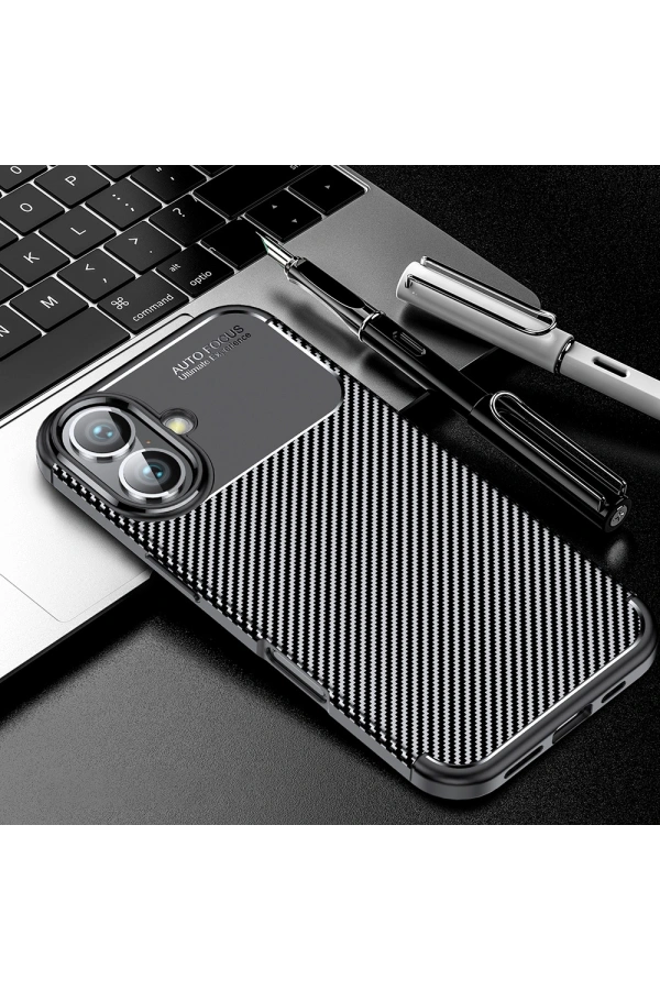 Apple iPhone 16 Plus Kılıf Zore Negro Silikon Kapak