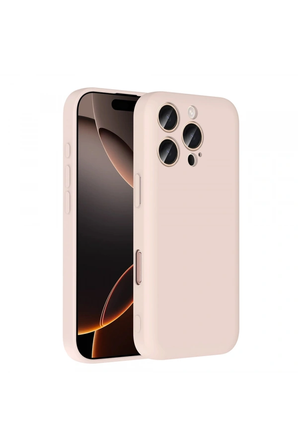 Apple iPhone 16 Pro Kılıf Kamera Korumalı Kartlık Hazneli Zore Vitra Kapak