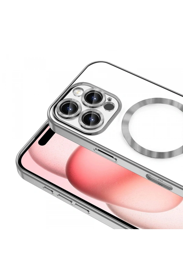Apple iPhone 16 Pro Kılıf Kamera Korumalı M-safe Wireless Şarj Özellikli Zore Demre Kapak