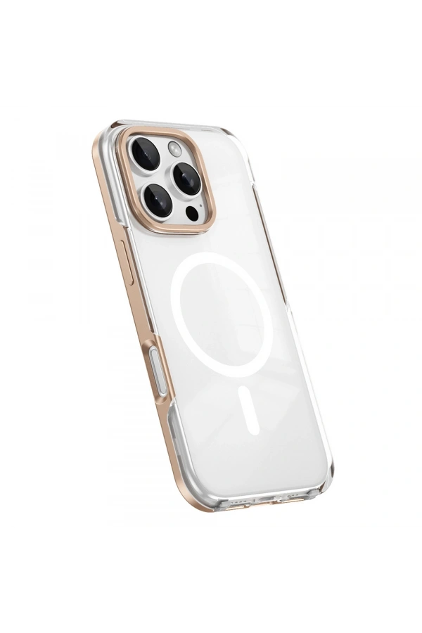 Apple iPhone 16 Pro Kılıf M-safe Şarj Özellikli Çıkarılabilir Arka Yüzeyli Zore Polar Kapak