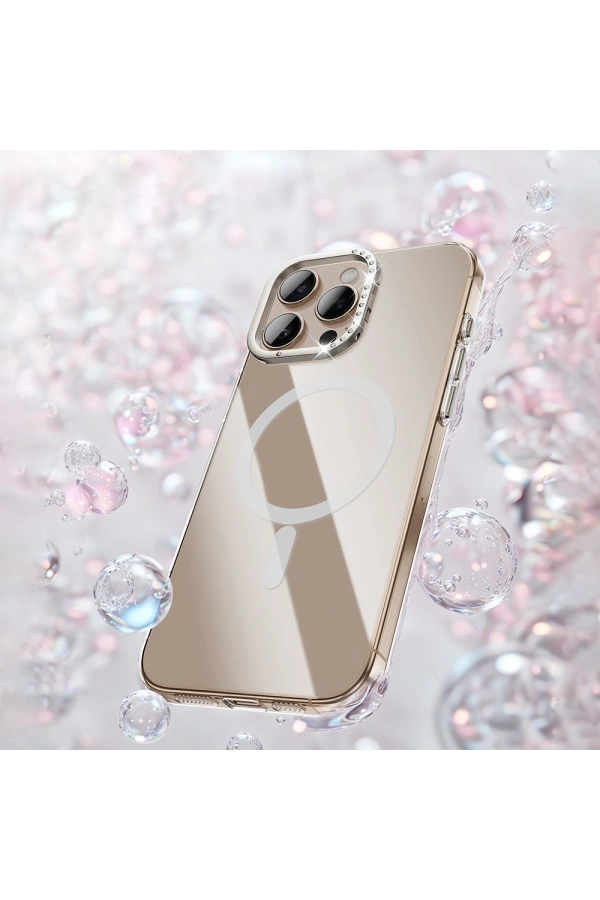 Apple iPhone 16 Pro Kılıf M-safe Şarj Özellikli Kamera Standlı Zore Estop Kapak