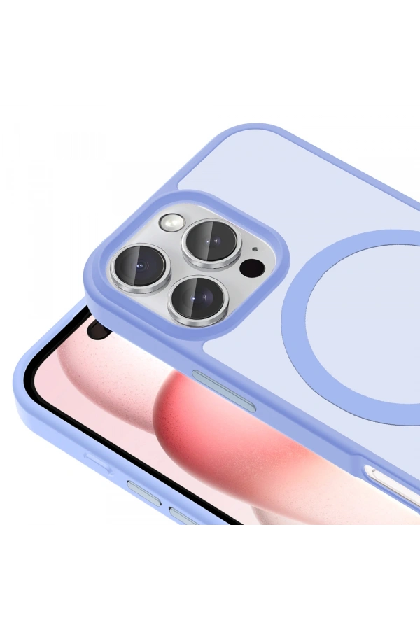 Apple iPhone 16 Pro Kılıf M-safe Şarj Özellikli Mat Arka Yüzey Zore Sio Kapak